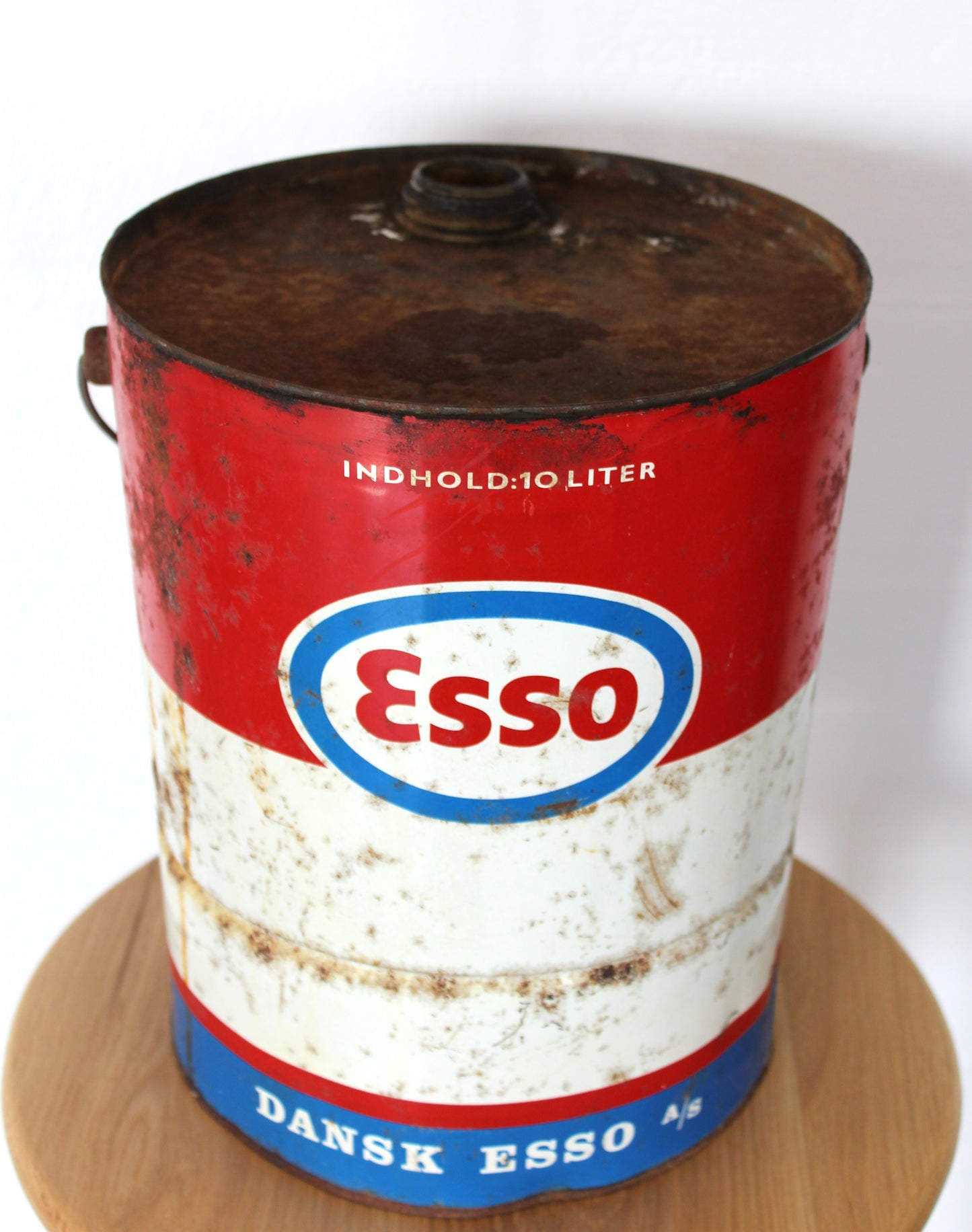 Secondhand - Gammel Esso oliedunk